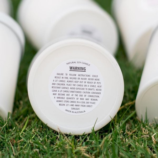 Sinus Relief White Tin Candlecandles