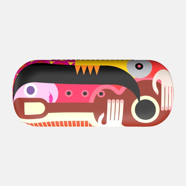 Tribal Tune Hard Caseglasses-case