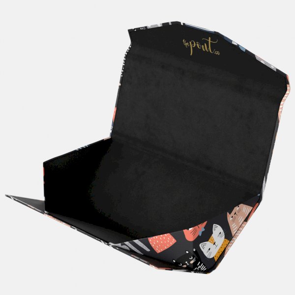 Crazy Cats Folding Caseglasses-case