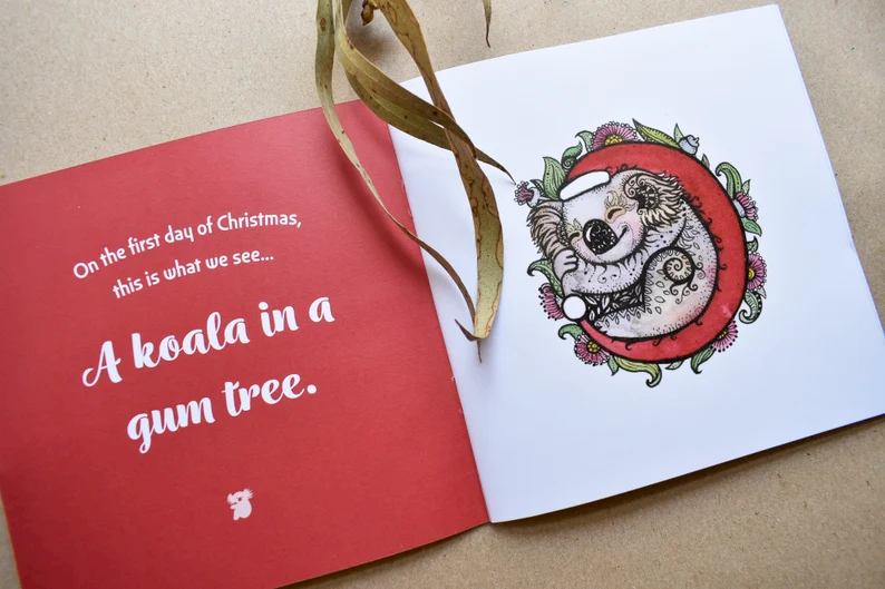 Australian Twelve Days of Christmas Bookbooks