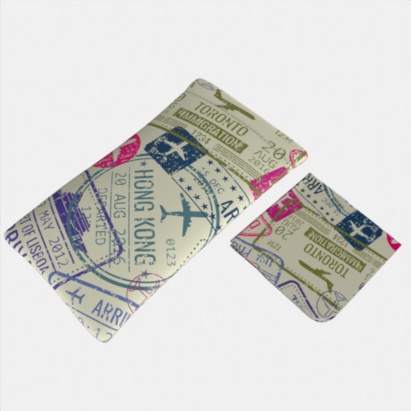 Passport Stamps Soft Caseglasses-case