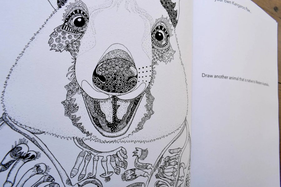 Australian Native Animal Colouring Bookbooks