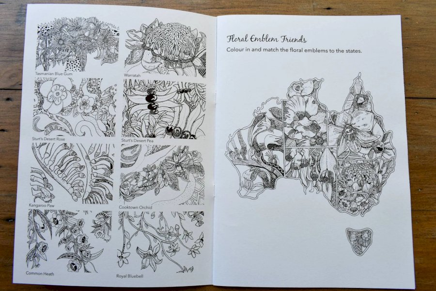 Australian Native Animal Colouring Bookbooks
