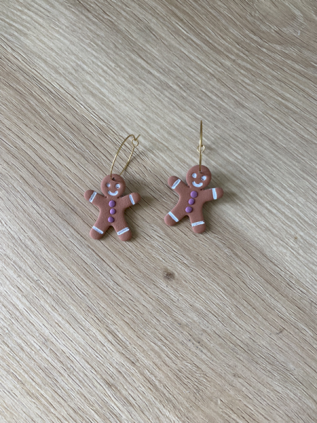 Gingerbread Menearrings