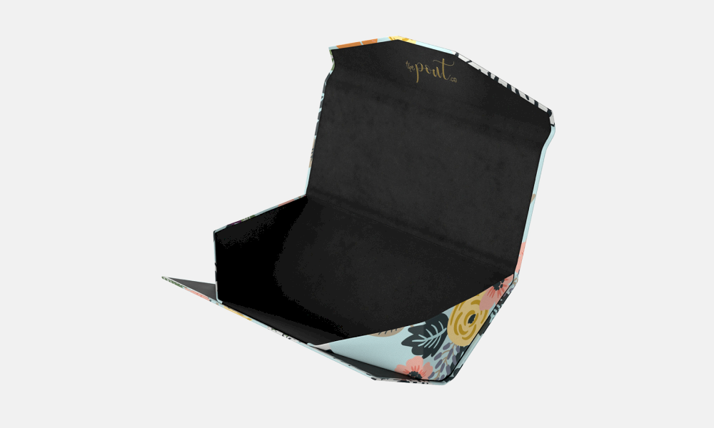 Puss in Blooms Folding Caseglasses-case