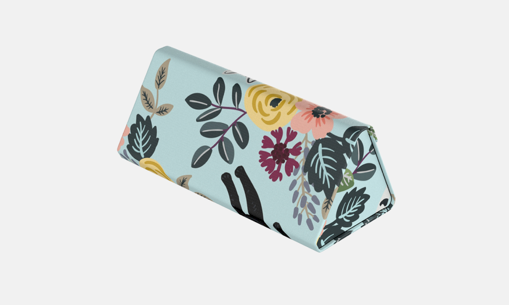 Puss in Blooms Folding Caseglasses-case